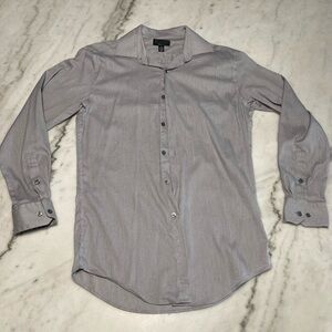 Alfani Men's Light Gray Dress Shirt